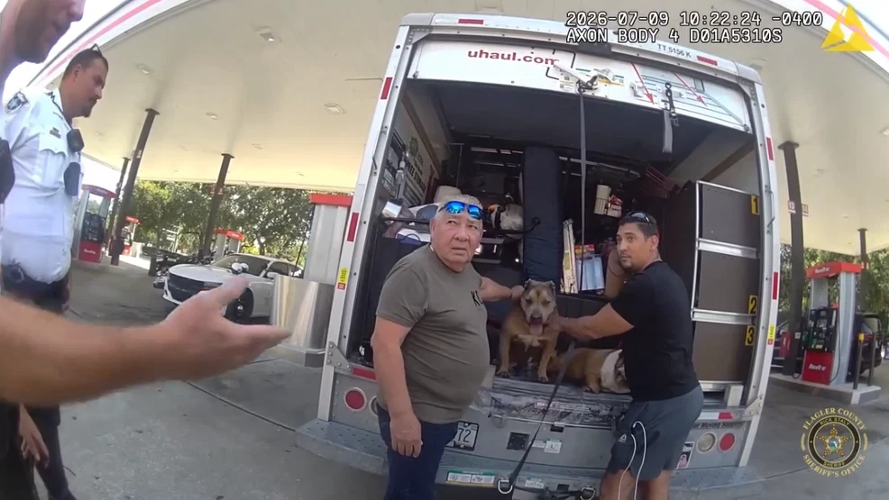 'Terrible sight': Florida deputies find dogs, pigeons inside sweltering U-Haul