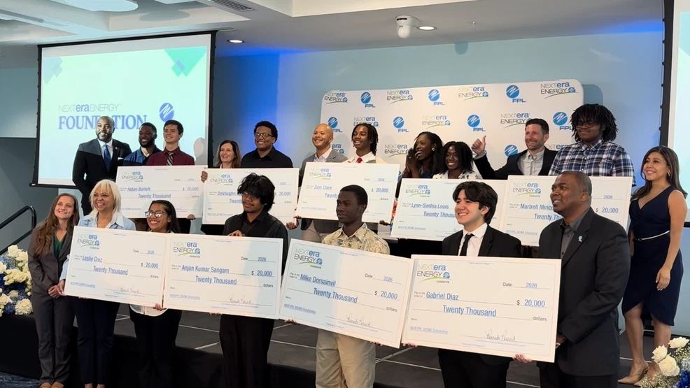 FPL surprises ten South Florida students with $20K college scholarships