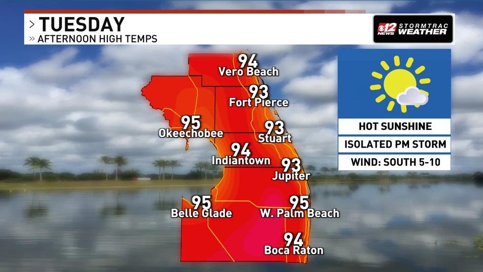 Heat advisory issued for parts of Palm Beach County