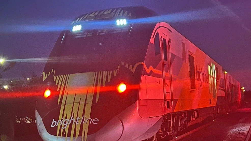 Pedestrian critically injured after being struck by high-speed train in West Palm Beach