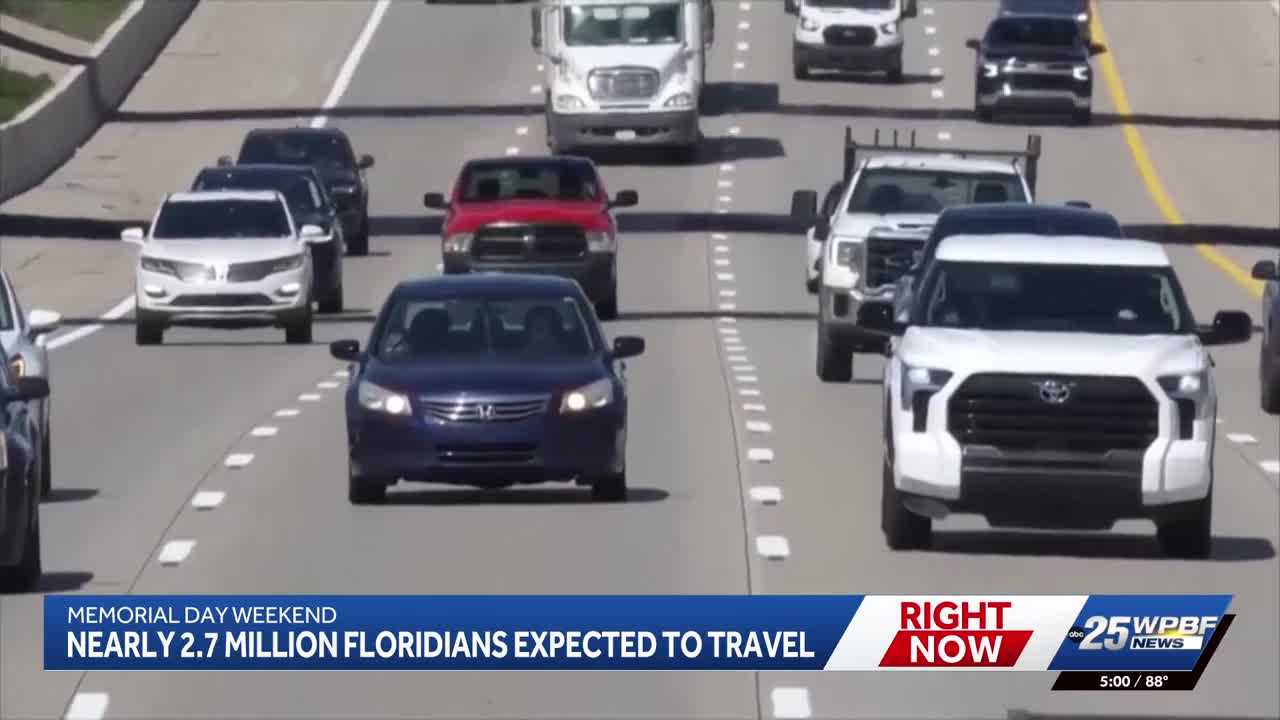 Record Memorial Day traffic expected on South Florida roads despite higher gas prices