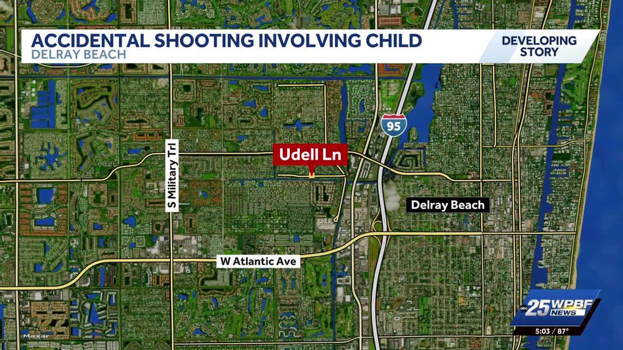Police: 3-year-old accidentally shoots man in Delray Beach